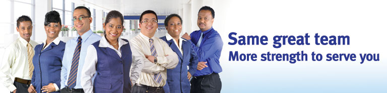 Same great team. More strength to serve you