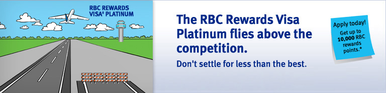 RBC Rewards Visa Platinum flies above the competition