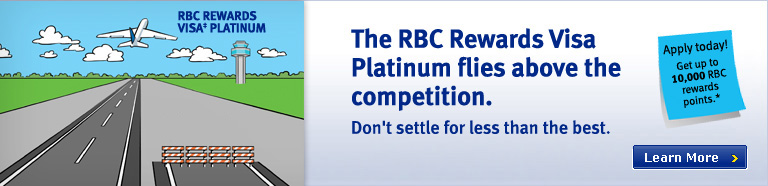 RBC Rewards Visa Platinum flies above the competition