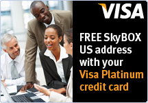 Visa Skybox tile ad