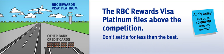RBC Rewards Visa Platinum files above the competition