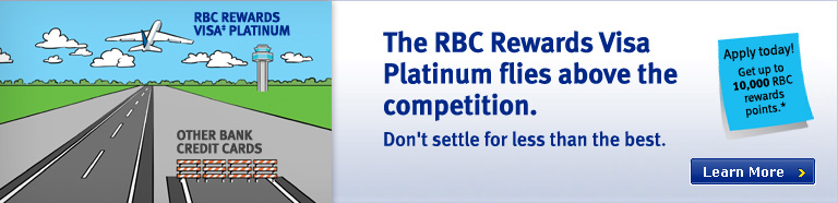 RBC Rewards Visa Platinum flies above the competition!