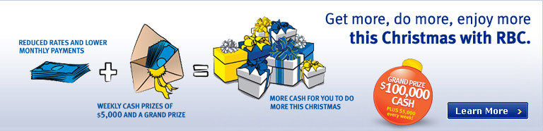 Get more, do more, enjoy more this Christmas with RBC!